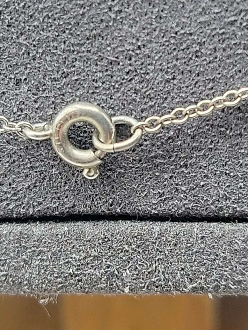 Sterling Silver & Lapis Lazuli Bubble Pendant Necklace 925 18" Chain 8.78 grams - Picture 10 of 14